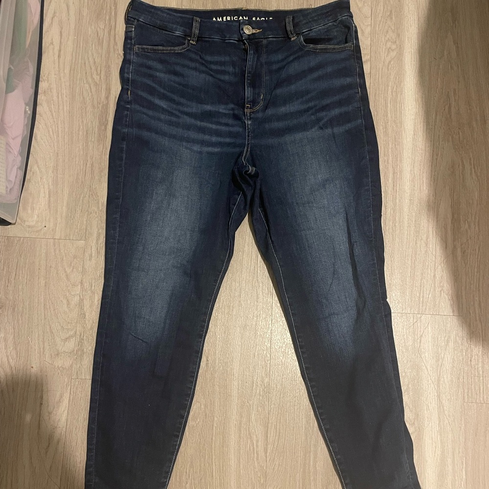 American Eagle curvy high rise jegging.